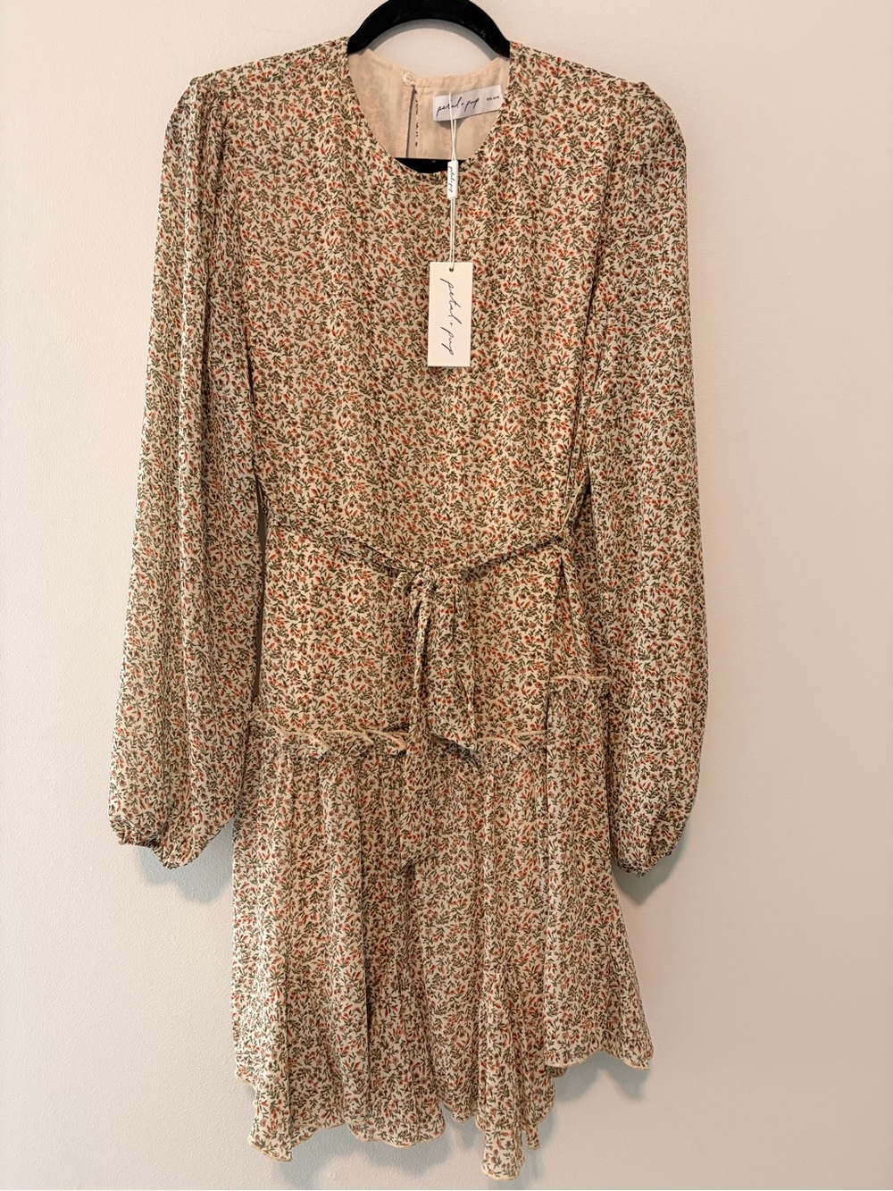 NWT Petal & Pup XL Floral Long Sleeve Mini Dress | Cottagecore Boho